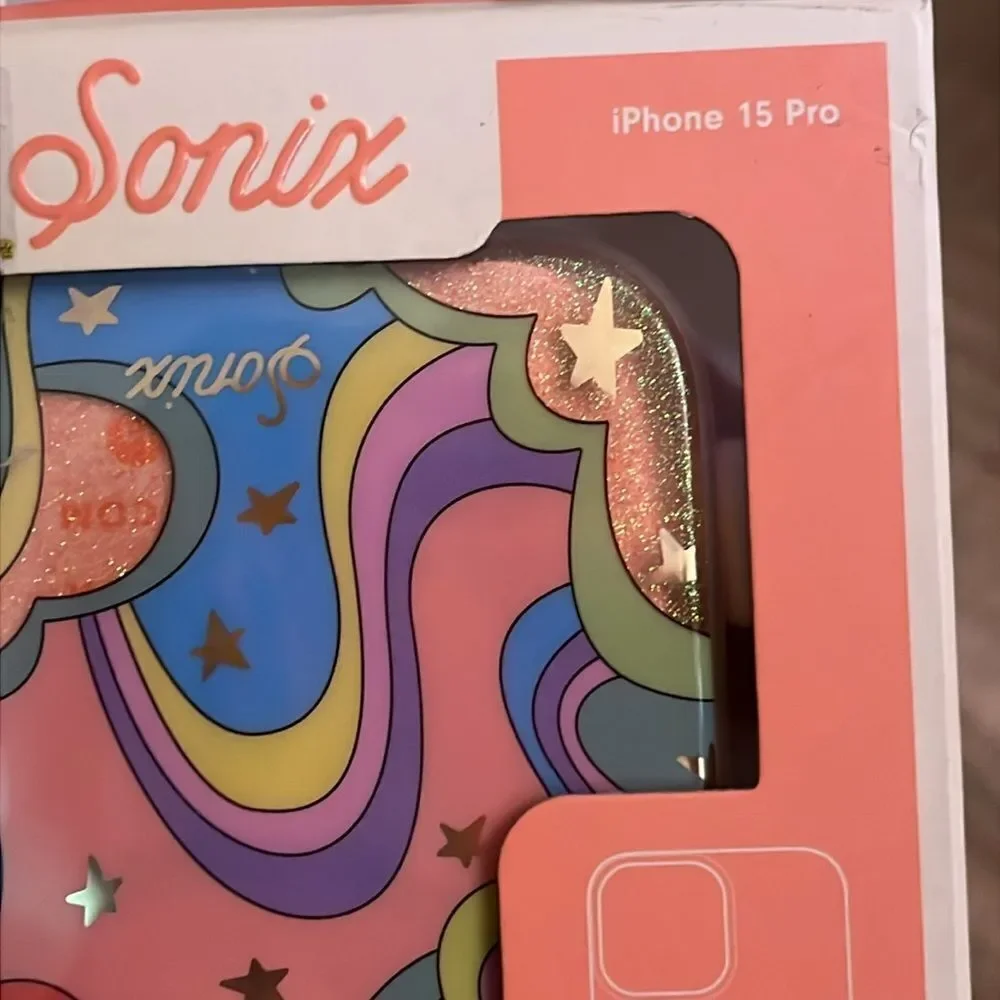 Sonix iPhone 15 Pro Case - Pink and Blue Swirl ‘Illusion’ design